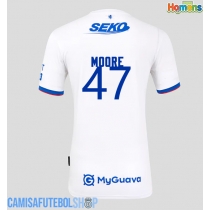 Camisa de time de futebol Rangers Mikey Moore #47 Replicas 2º Equipamento 2025-26 Manga Curta